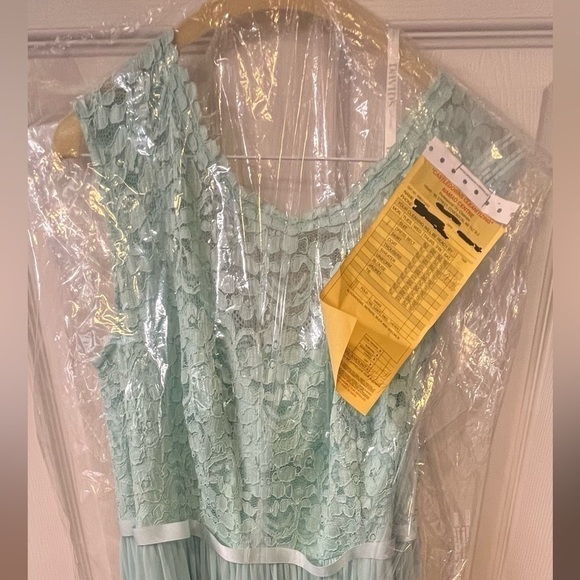 MINT Lace Bridesmaids Dress - Picture 9 of 11